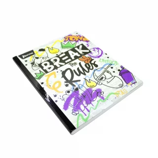 Cuaderno Cosido 100 Hojas Cuadriculado X Presarte Break The Rules