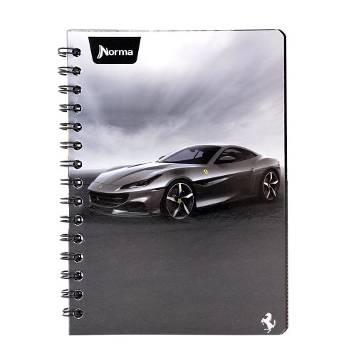 Cuaderno Argollado Frances Cuadro Chico Ferrari Storm 100 Hojas