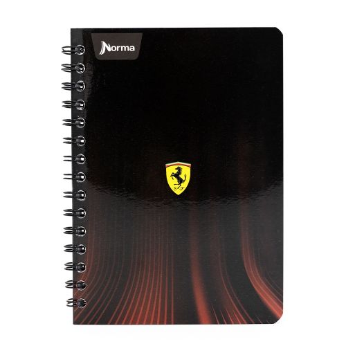 Cuaderno Argollado Frances Cuadro Chico Ferrari Darkness Hojas