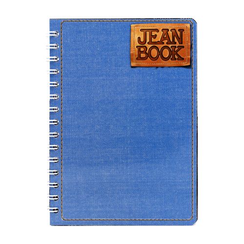 Cuaderno Argollado Frances Cuadro Chico Jean Book Hojas Tienda