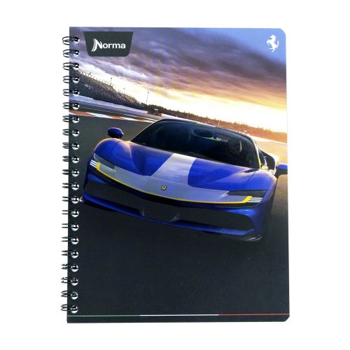 Cuaderno Argollado Profesional Cuadro Grande Ferrari Sf Hojas