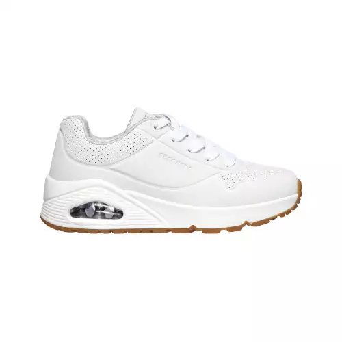 Tenis Lifestyle Skechers Uno Stand On Air - Blanco 2