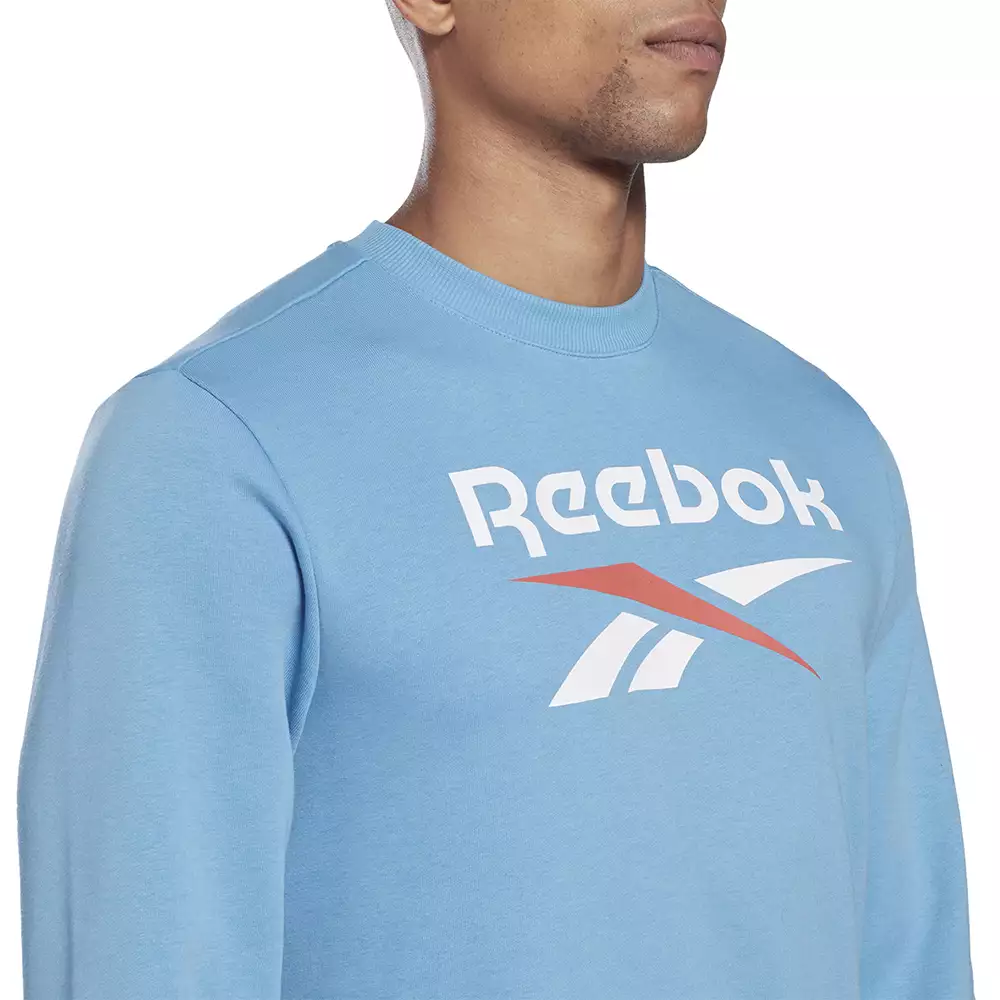 Buzo Training Reebok Identity Big Logo Redondo - Azul marino