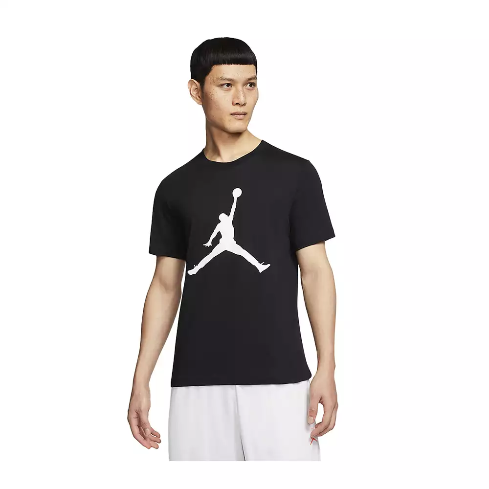 Camiseta Lifestyle Nike Jordan Jumpman - Negro - Blanco