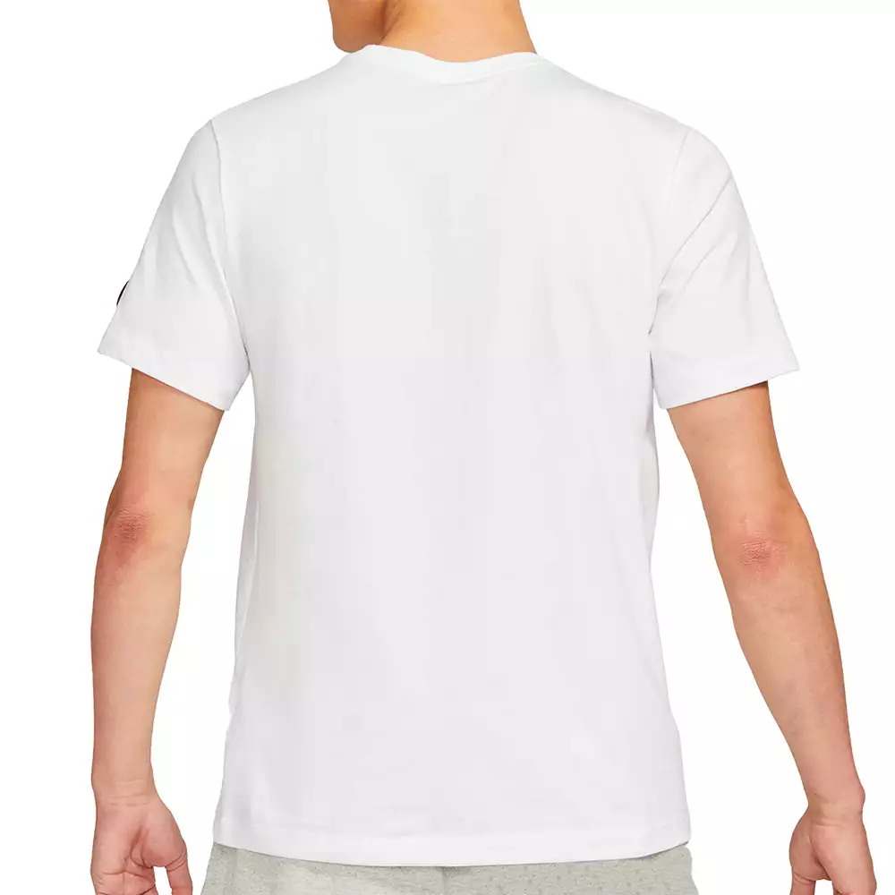 Camiseta Lifestyle Nike Sportswear Swoosh - Blanco