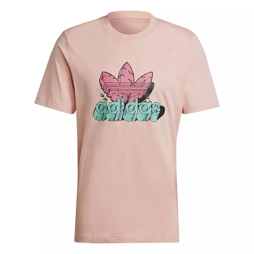 Camiseta Originals adidas Dinosaurio Divertido - Rosa-Multicolor