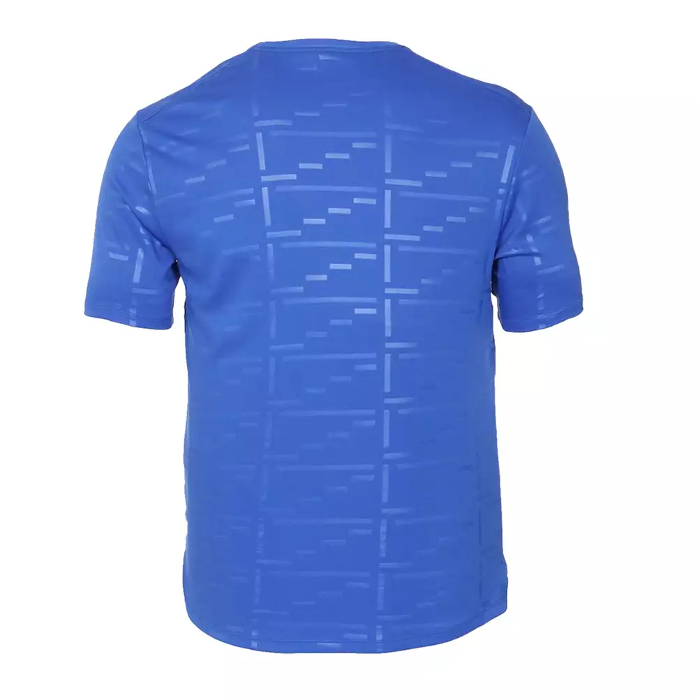 Camiseta Running Nike Dri fit Uv Run Division Miler - Azul