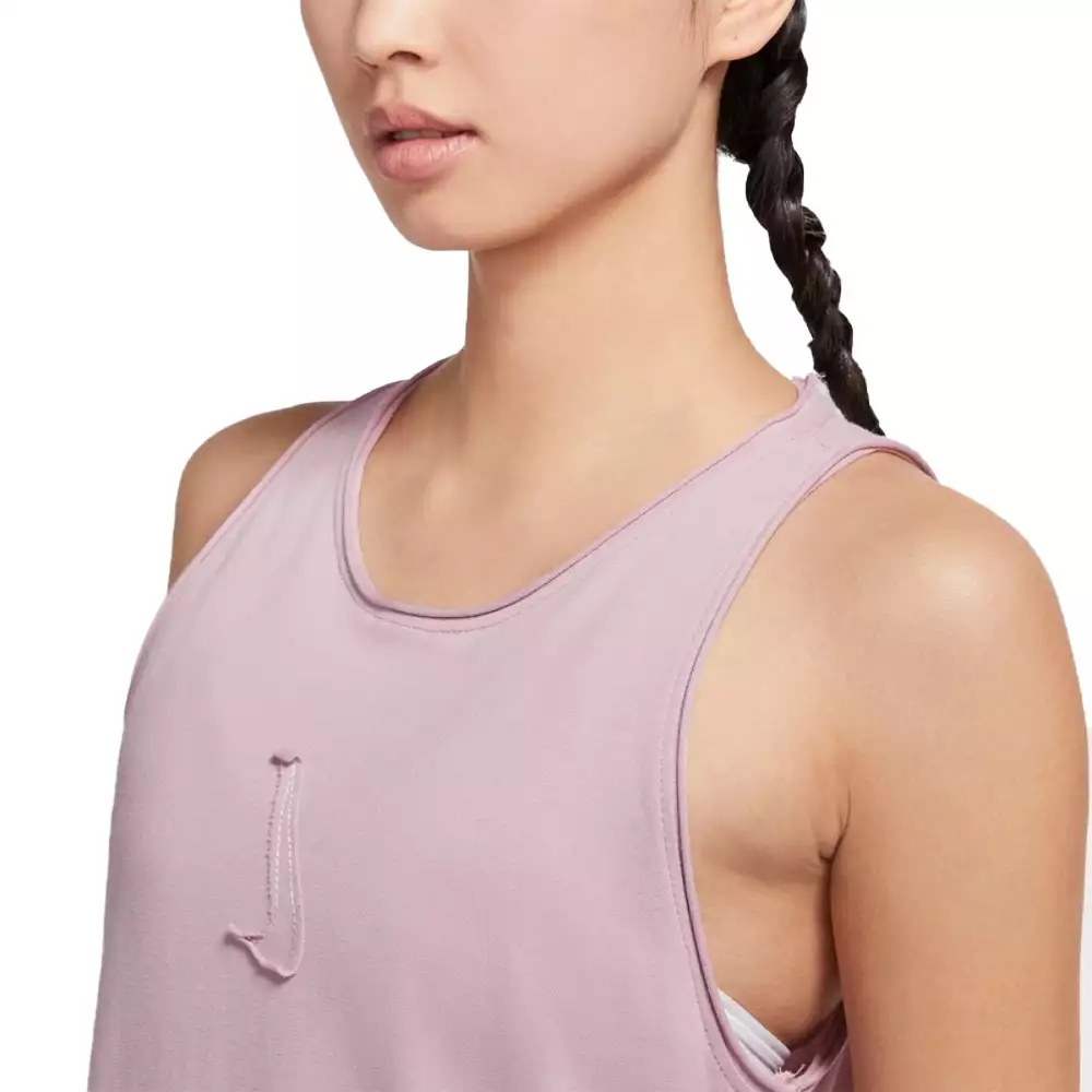 Camiseta Running Nike Yoga Dri-FIT Soft Tank - Purpura