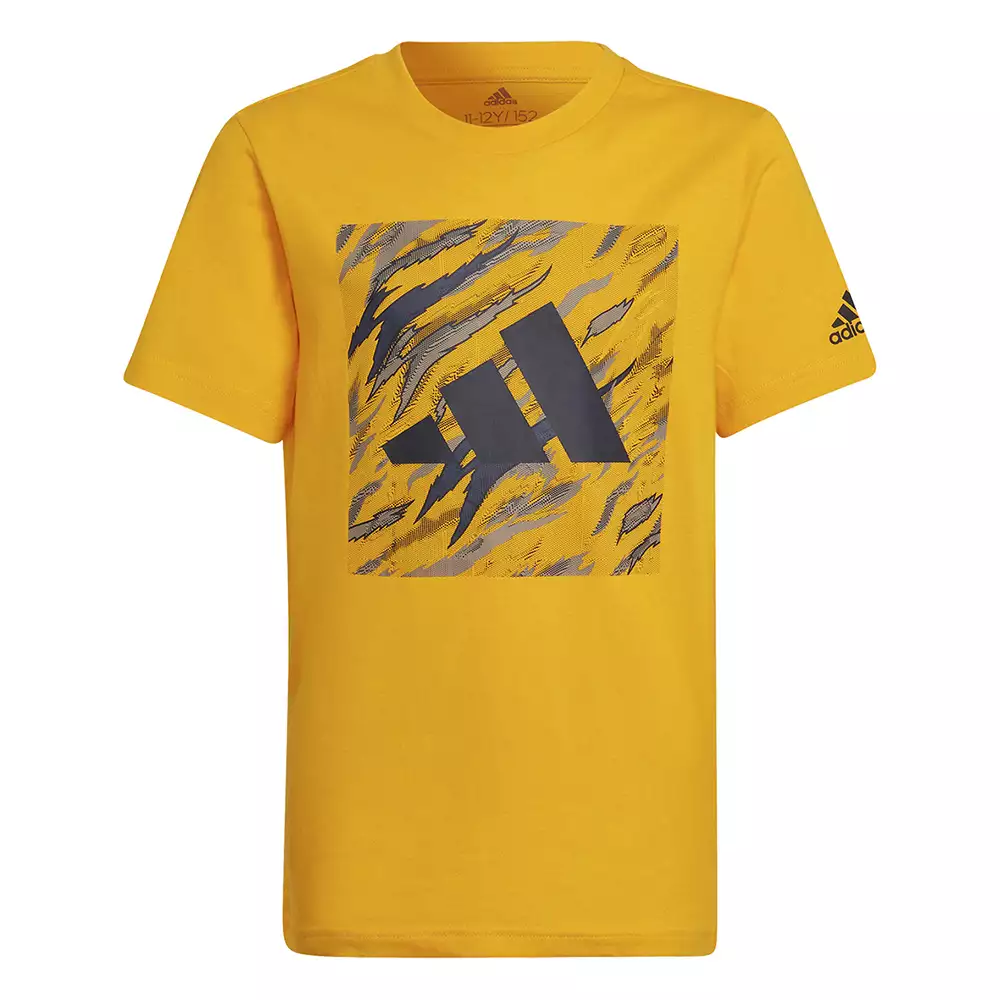 Camiseta Training adidas Water Tiger Estampada - Amarillo-Negro
