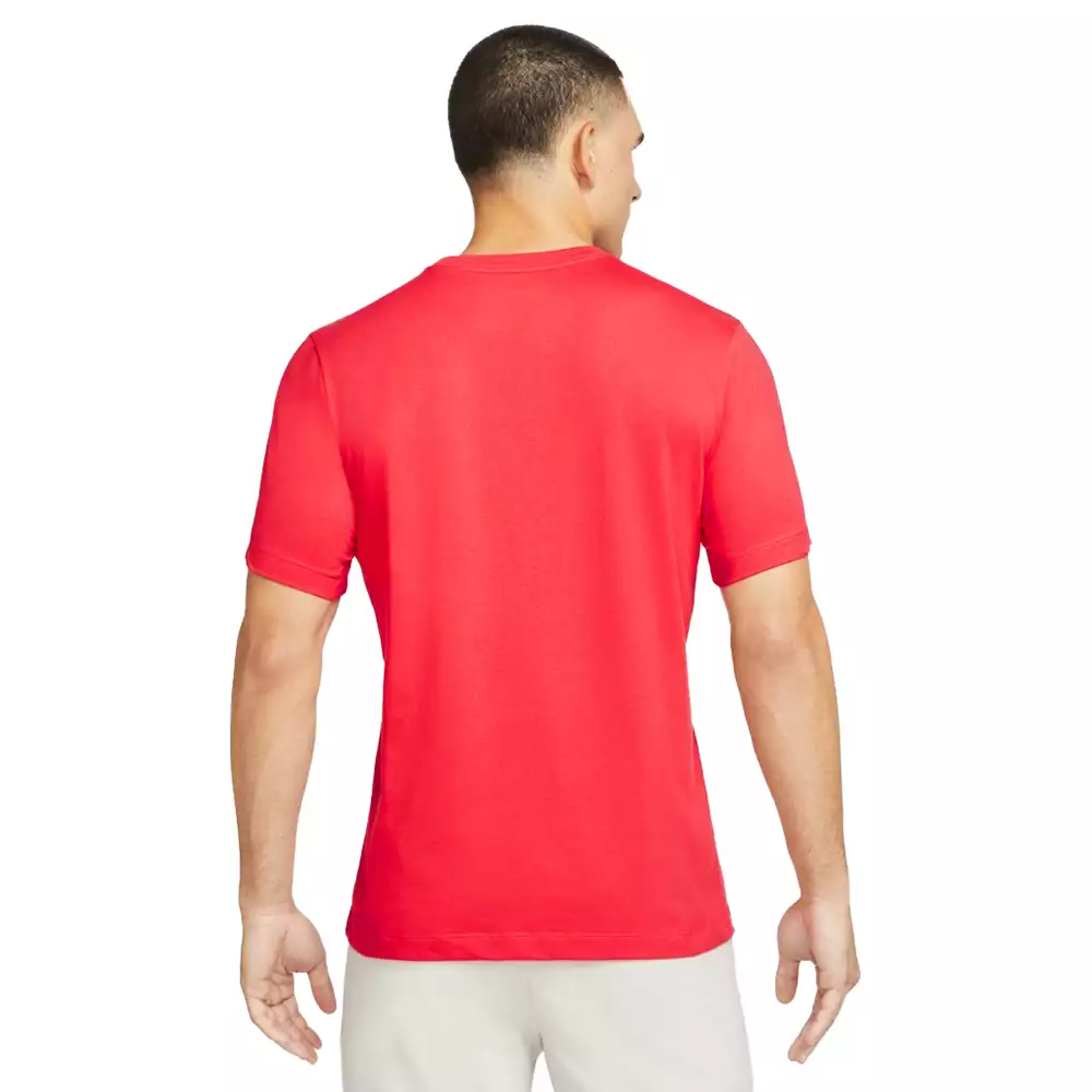 Camiseta Training Nike Dri-FIT - Rojo-Blanco