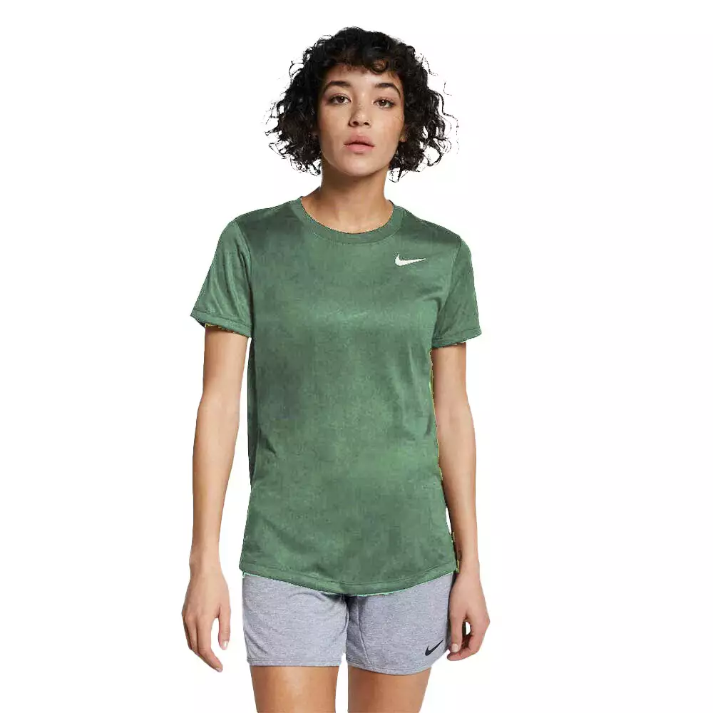 Camiseta Training Nike Dry Leg Tee Crew - Verde