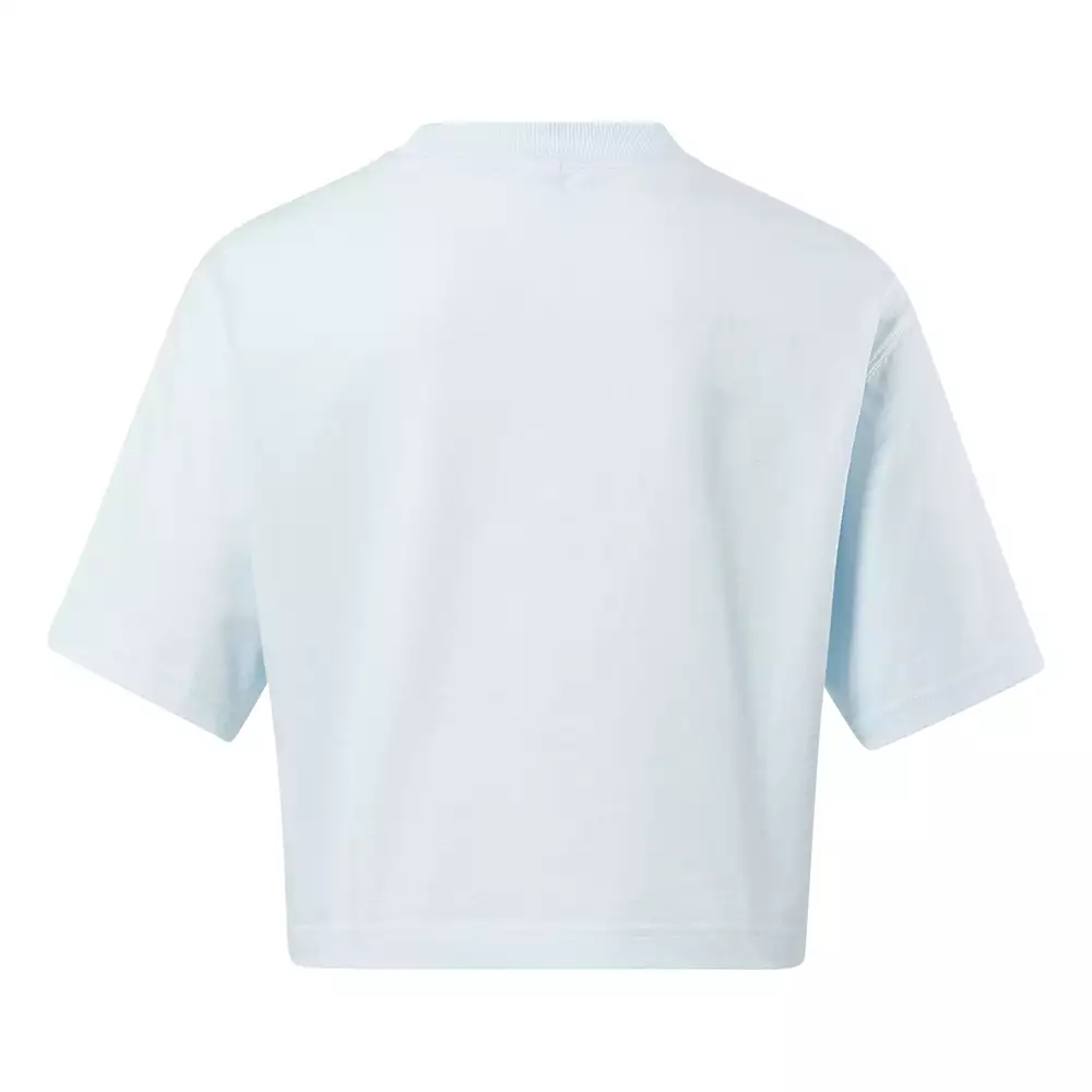 Camiseta Training Reebok Classics Big Logo - Azul aguamarina