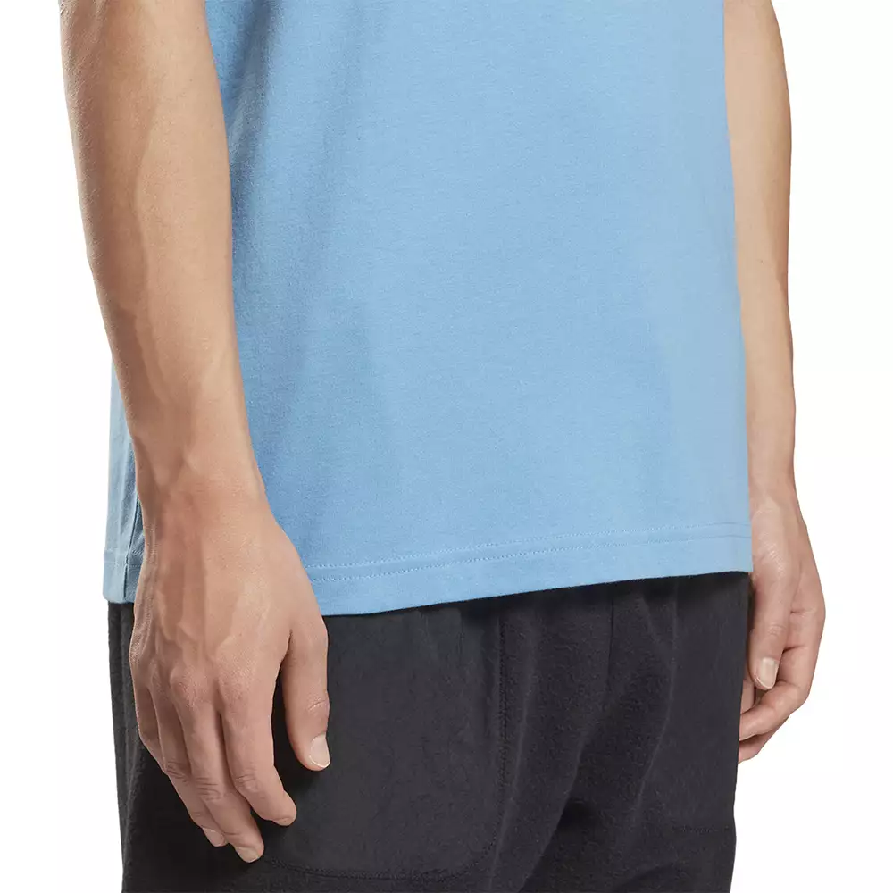 Camiseta Training Reebok Logo Identity - Azul marino