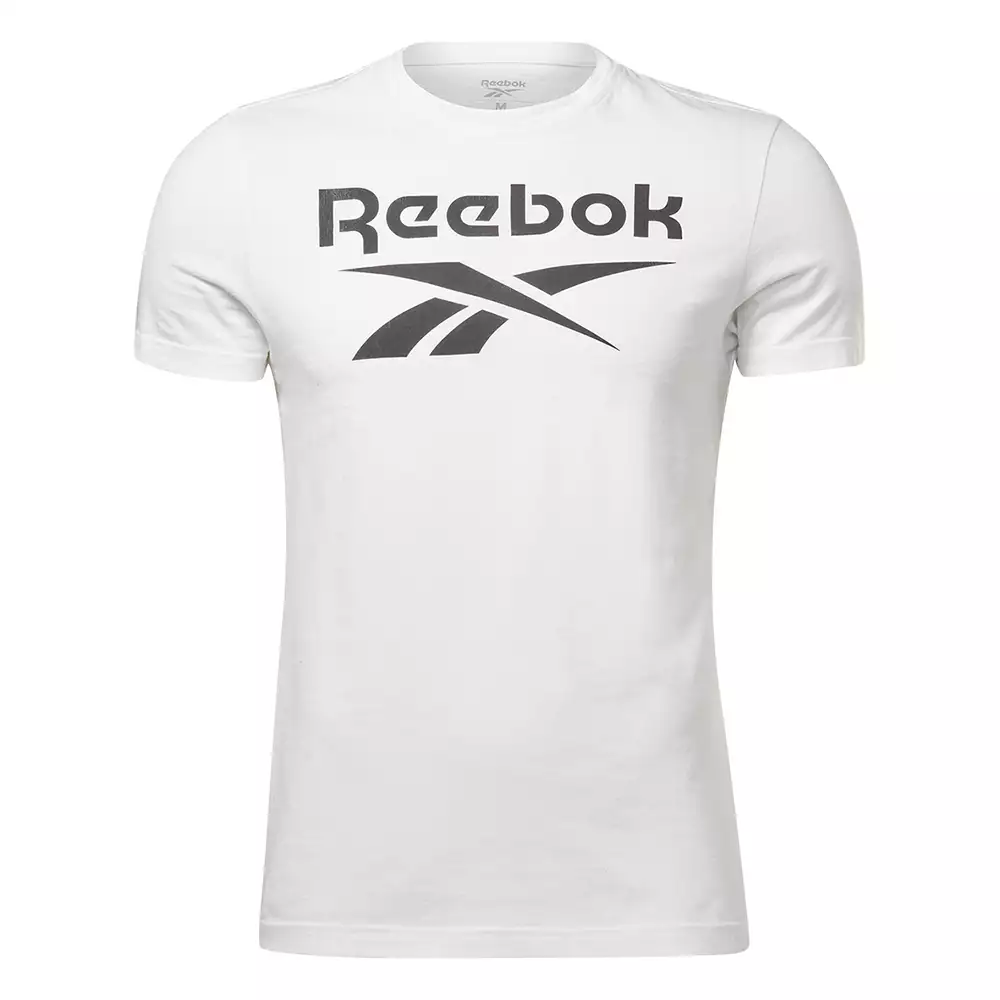 Camiseta Training Reebok Logo Identity - Blanco