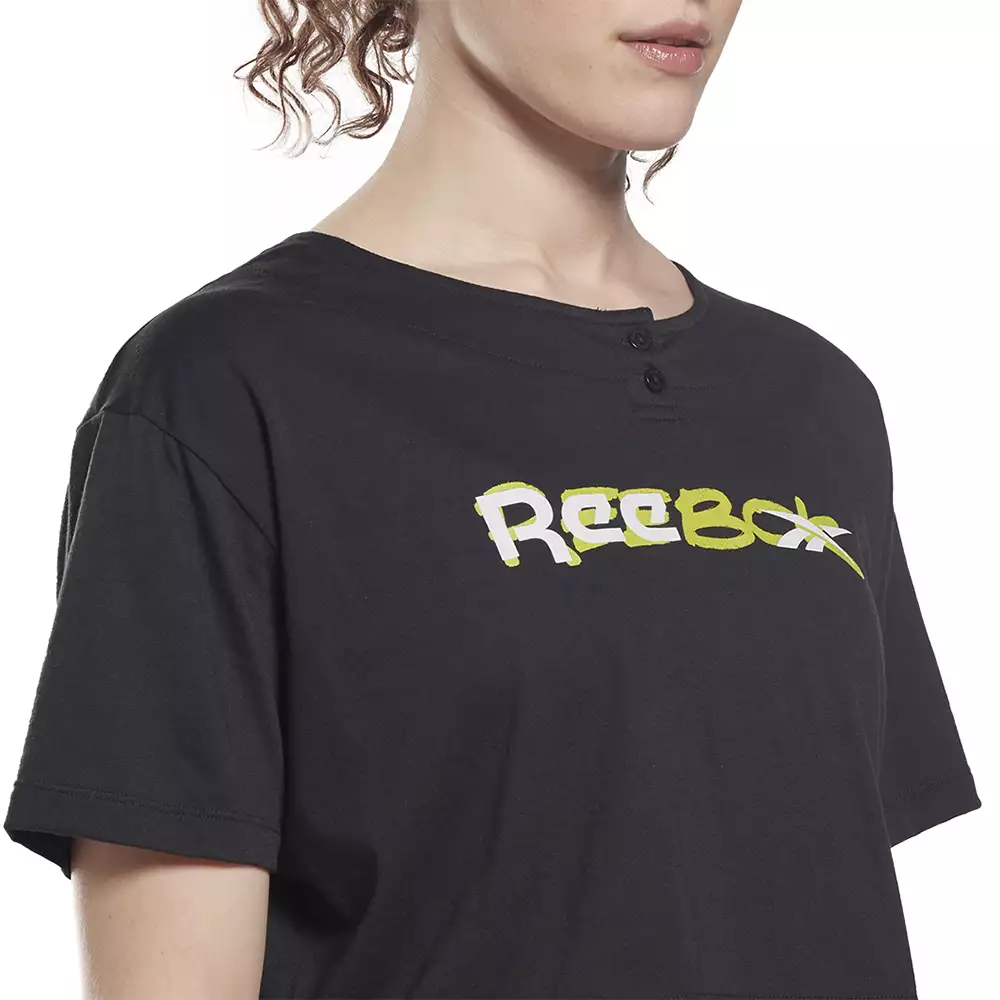 Camiseta Training Reebok MYT - Negro
