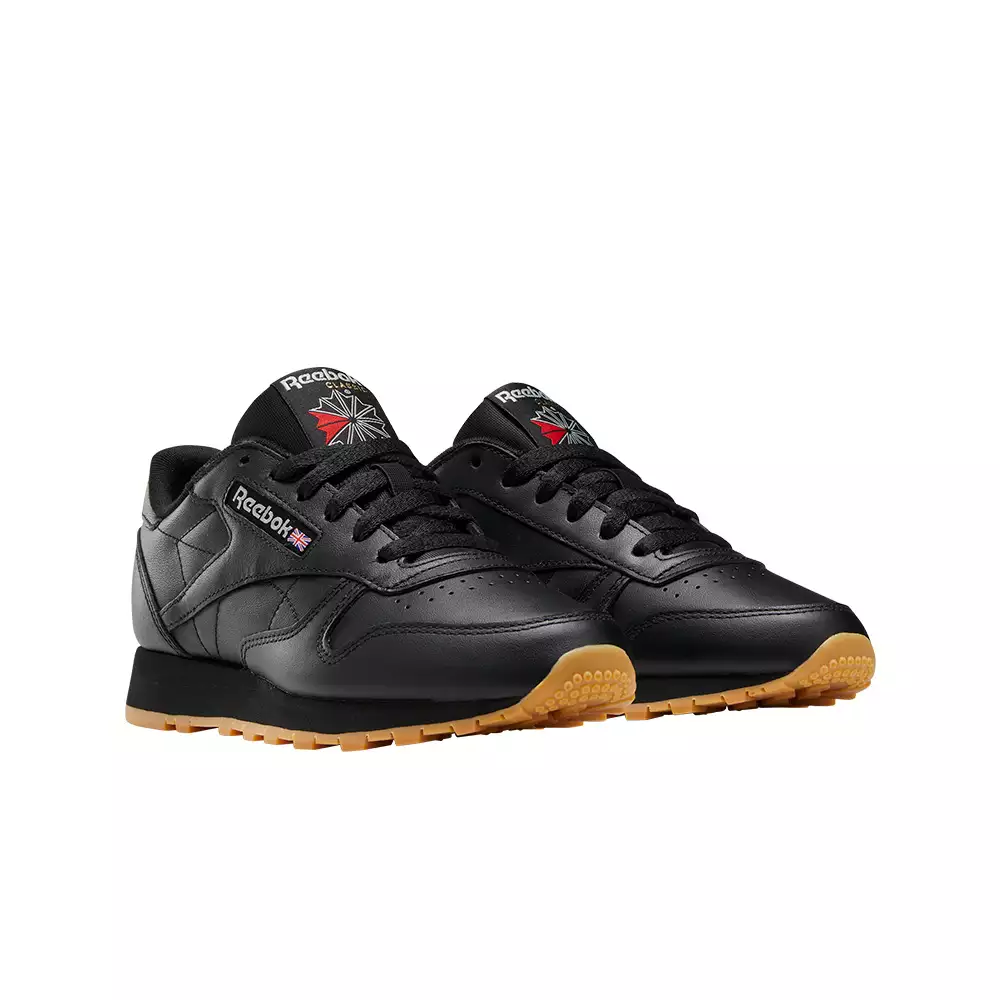 Tenis Reebok Leather Shoes - Negro -