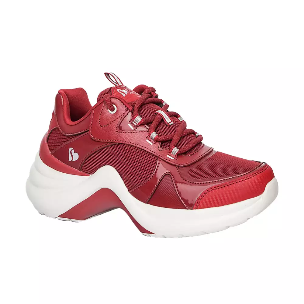 Tenis Fashion Skechers Solei ST Groovy Core - Rojo