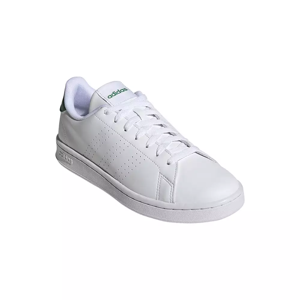 Tenis Lifestyle adidas Advantage - Blanco-Verde Allten