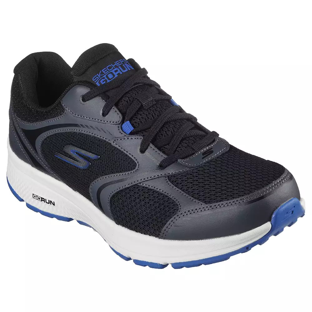 Tenis Lifestyle Skechers Gorun Consistent Shoes - Negro-Azul Talla 9.5