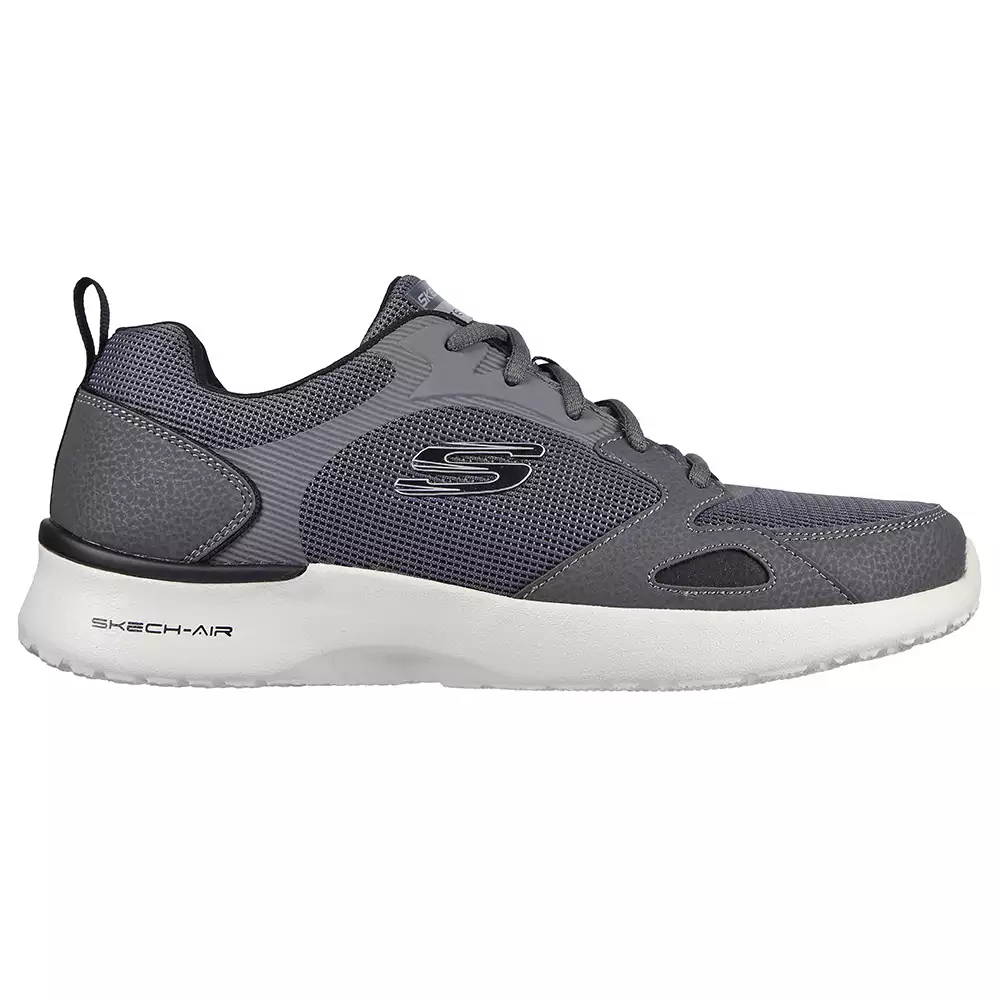 Tenis Lifestyle  Skechers Skech Air Dynamight-  Gris-Negro Talla 10.5