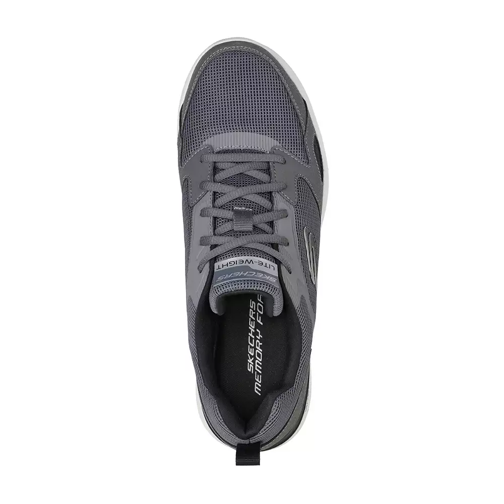 Tenis Lifestyle  Skechers Skech Air Dynamight-  Gris-Negro Talla 8