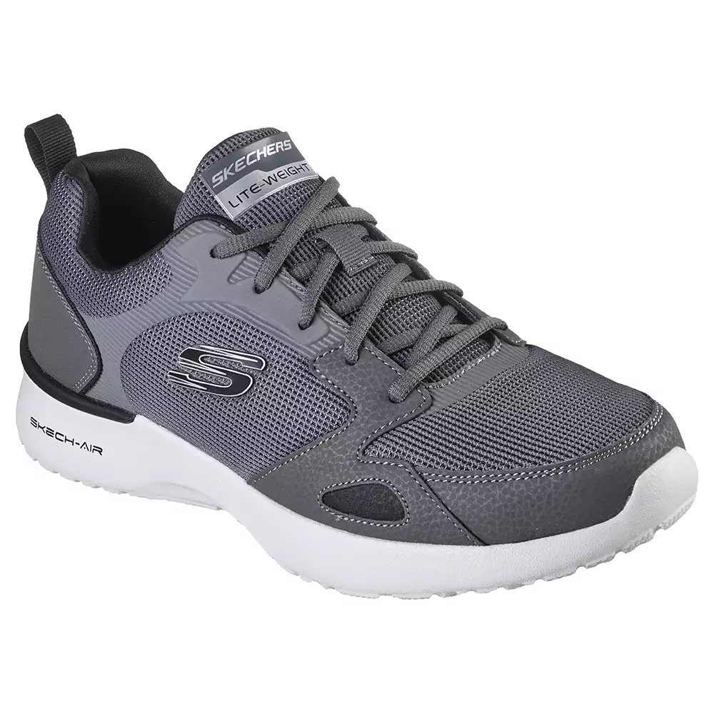 Tenis Lifestyle  Skechers Skech Air Dynamight-  Gris-Negro Talla 9