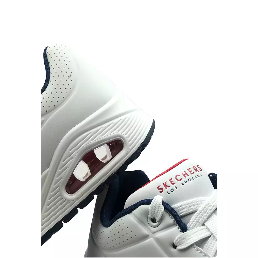 Tenis Lifestyle Skechers Uno Stand on Air - Blanco 21