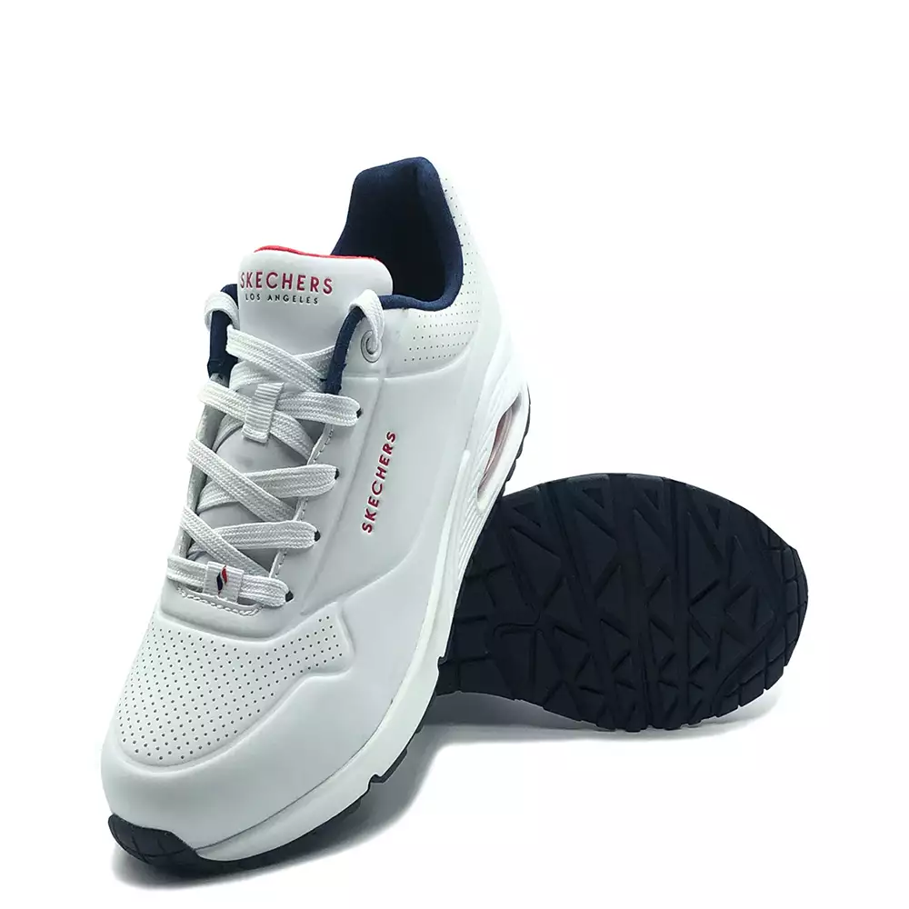 Tenis Lifestyle Skechers Uno Stand on Air - Blanco 18