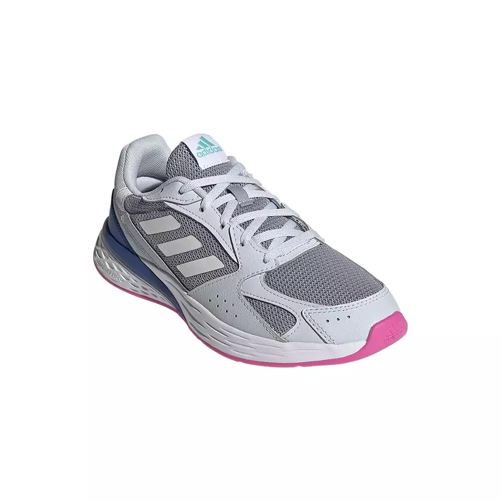Tenis Running adidas Response Run - Gris-Azul-Rosa