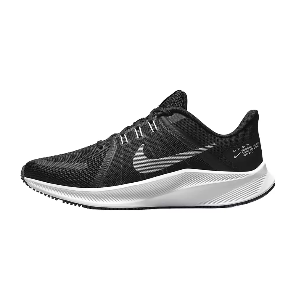 Tenis Running Nike Quest 4 - Negro-Blanco
