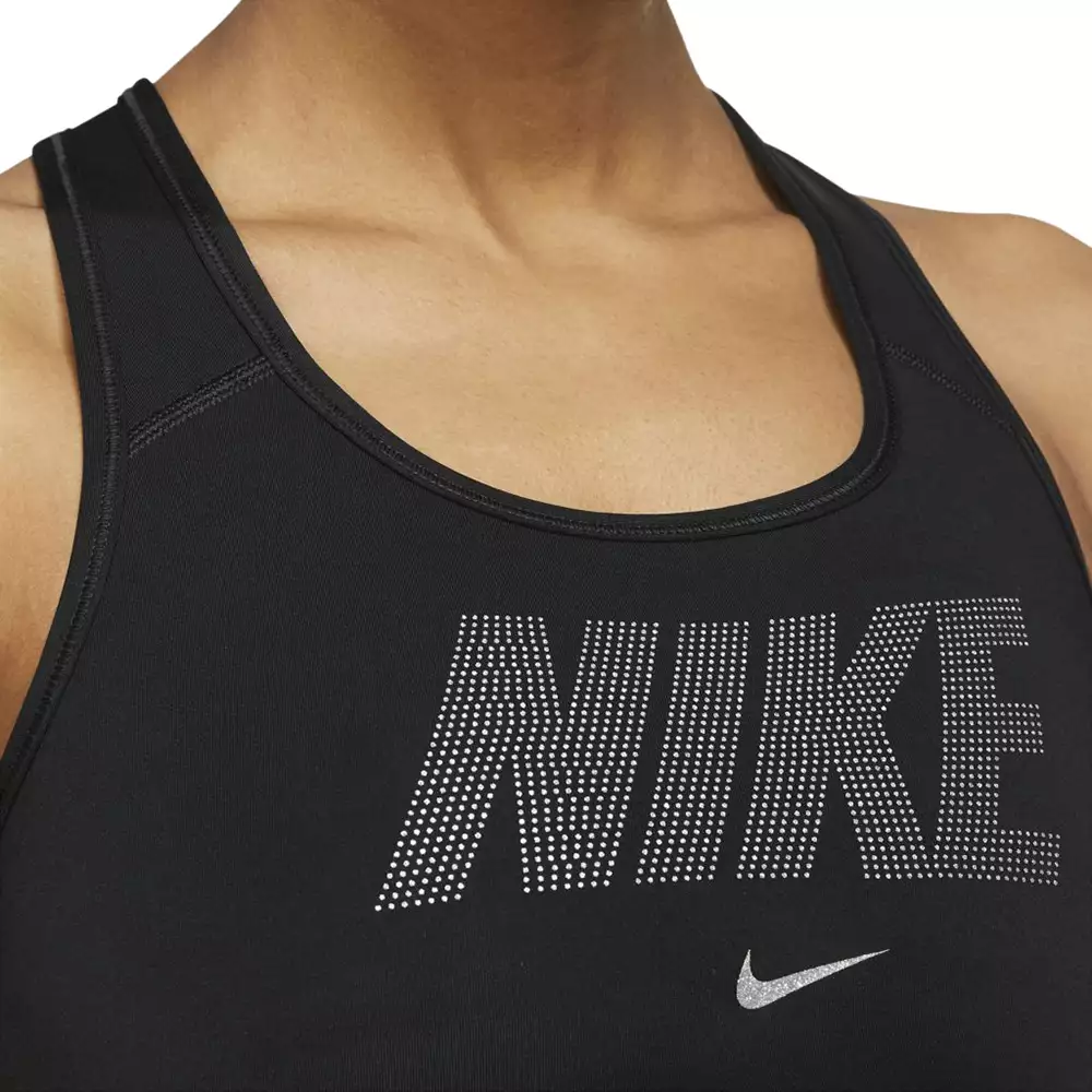Top Nike Training Dri-FIT Swoosh Gym Brass - Negro