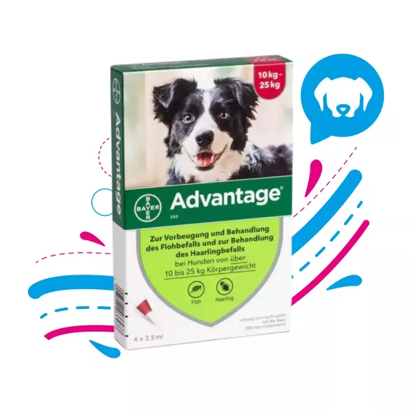 ADVANTAGE 2.5 ML 10-25 KILOS