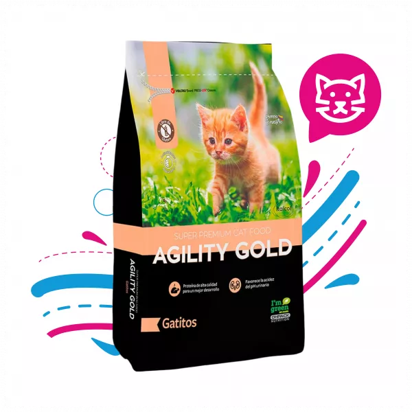 AGILITY GOLD GATITOS X 1.5 KG