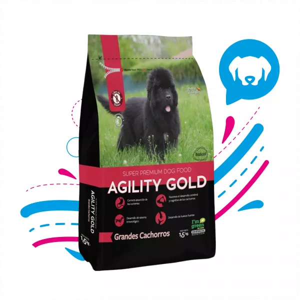 AGILITY GOLD GRANDES CACHORRO - 1.5KG