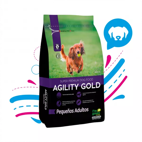AGILITY GOLD PEQUEÑOS ADULTOS - 3 KG