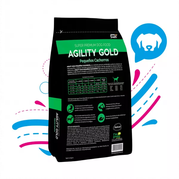 AGILITY GOLD PEQUEÑOS CACHORRO - 1.5KG