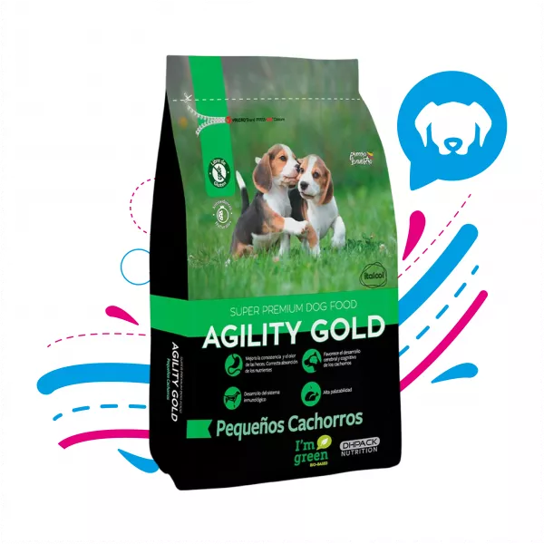 AGILITY GOLD PEQUEÑOS CACHORRO - 1.5KG