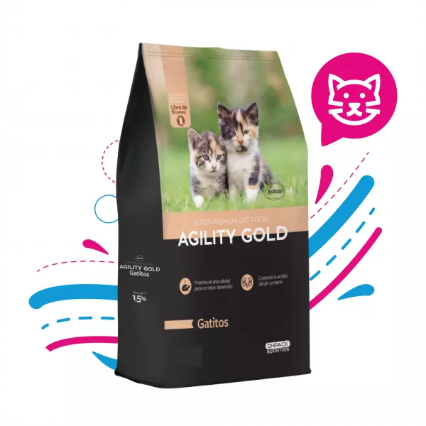 AGILITYGOLD GATITOS X 3 KG