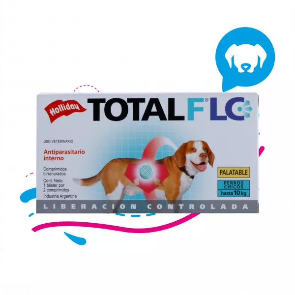 ANTIPARASITARIO INTERNO TOTAL FLC PERRO PEQUEÑO (HASTA 10 KG) X2 ...