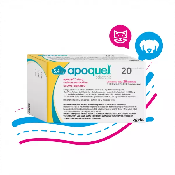 APOQUEL PERRO x1 PASTILLA - 5.4MG
