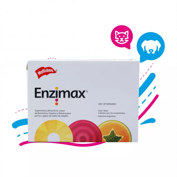 BIOMODULADOR ENZIMAX PARA PERROS Y GATOS X1 PASTILLA