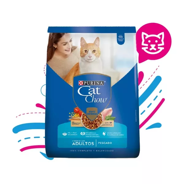 CAT CHOW ADULTO PESCADO - 1.5KG