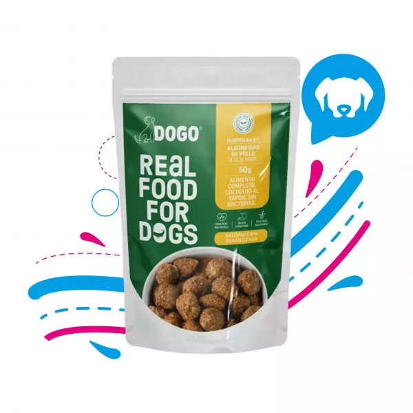 COMIDA HÚMEDA PARA PERRO DOGO POLLO X 50 GR
