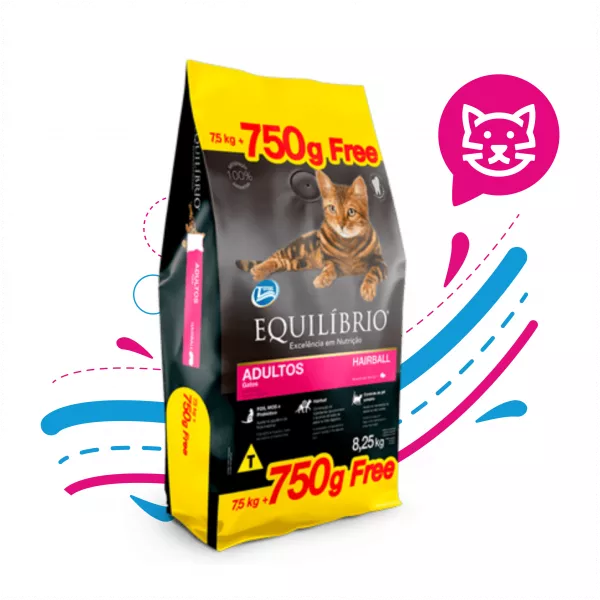 COMIDA PARA GATO EQUILIBRIO ADULTO 7.5KG +750g