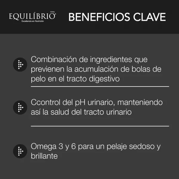 COMIDA PARA GATO EQUILIBRIO ADULTO PELOS LARGOS 1,5 KG