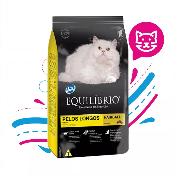 COMIDA PARA GATO EQUILIBRIO ADULTO PELOS LARGOS 1,5 KG