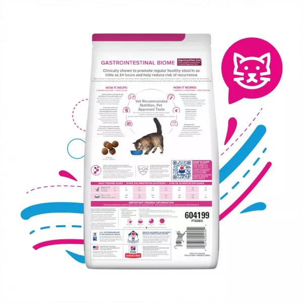 COMIDA PARA GATO HILLS GASTRO BIOME 4 LB 604199