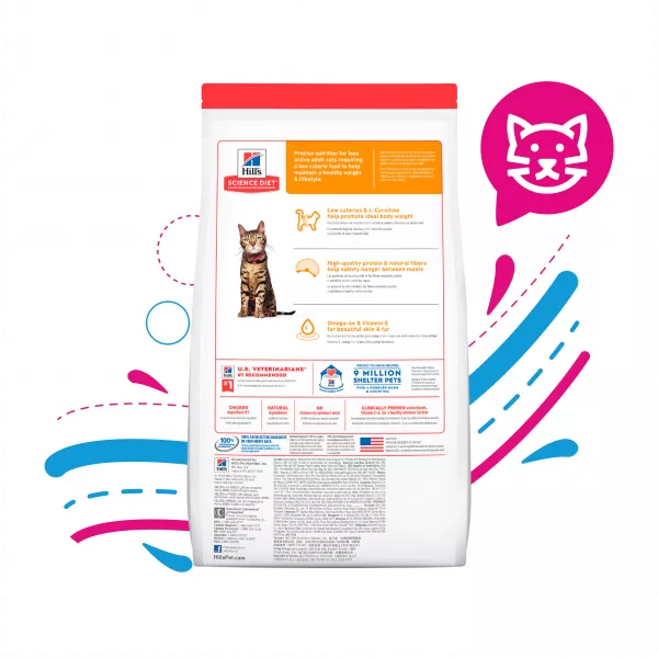 COMIDA PARA GATO HILLS LIGHT ADULTO 16 LBS