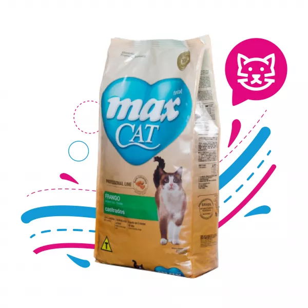 COMIDA PARA GATO MAX CASTRADOS - 1 KG