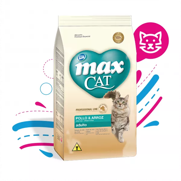 COMIDA PARA GATO MAX PROFESSIONAL LINE ADULTO POLLO Y ARROZ 10,1KG